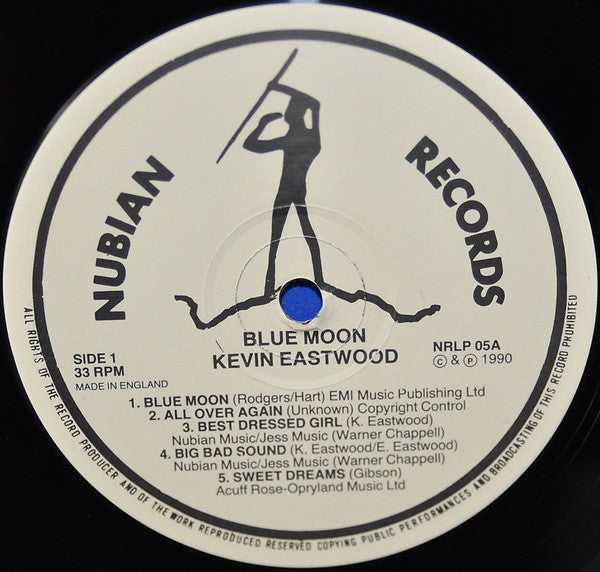 Kevin Eastwood : Blue Moon (LP, Album)