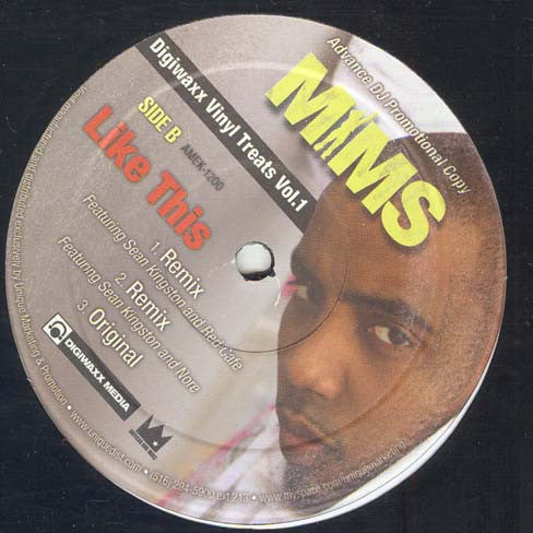 Mims : Like This Remixes (12", Promo)
