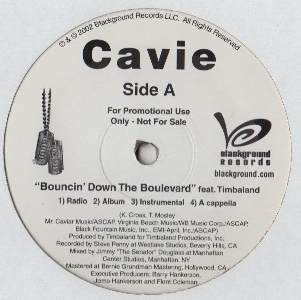 Cavie : Bouncin' Down The Boulevard / Dr. Kevorkian (12", Promo)