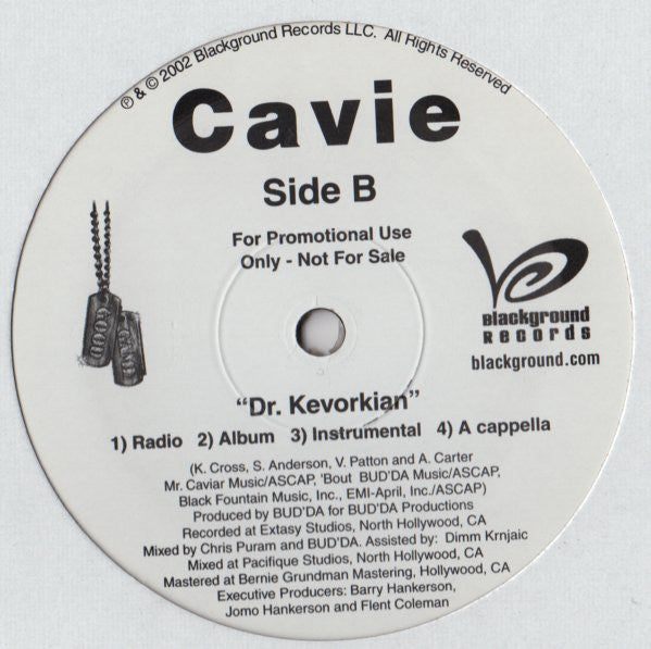 Cavie : Bouncin' Down The Boulevard / Dr. Kevorkian (12", Promo)