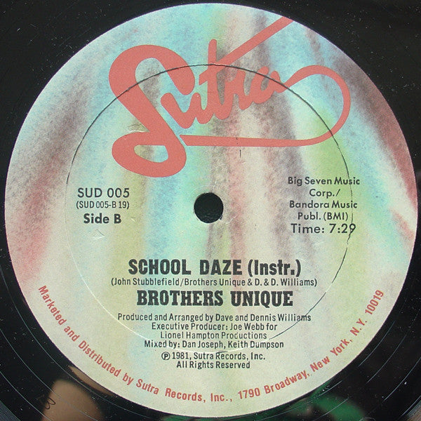 Brothers Unique : School Daze (12")