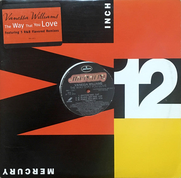 Vanessa Williams : The Way That You Love (12", Promo)