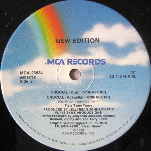 New Edition : Crucial (12", Single)