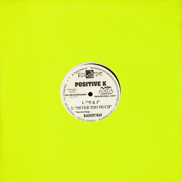 Positive K : E & J (12", Promo)