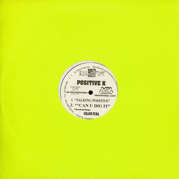 Positive K : E & J (12", Promo)