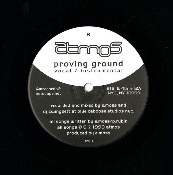 Atmos (2) : Watch The Skies / Proving Ground (12")