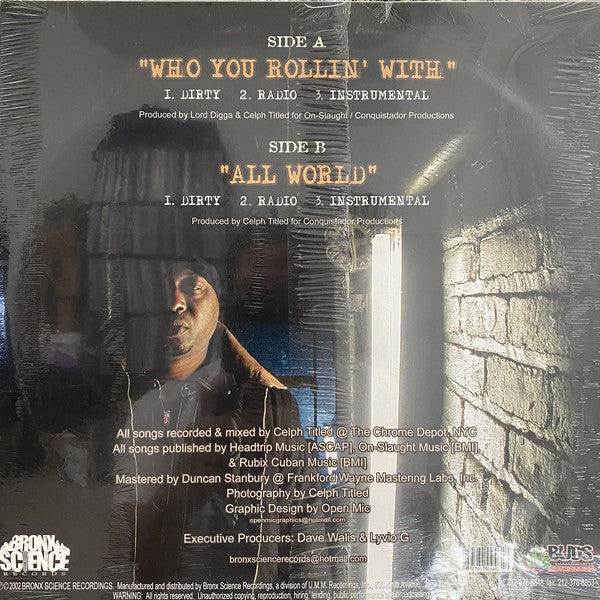Lord Digga : Who You Rollin' With (12", Maxi)