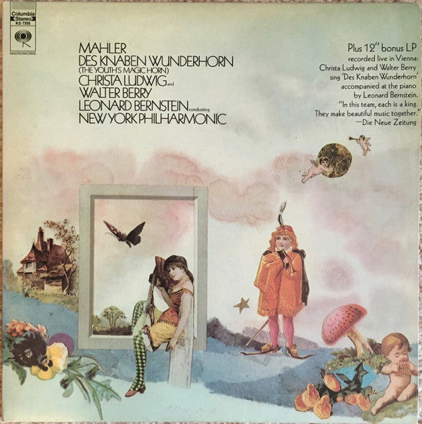 Gustav Mahler - Christa Ludwig, Walter Berry, Leonard Bernstein, The New York Philharmonic Orchestra : Des Knaben Wunderhorn (The Youth's Magic Horn) (2xLP, Album)