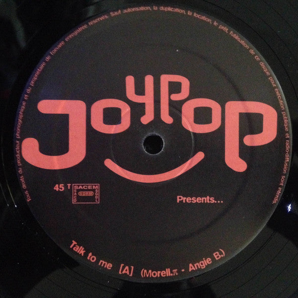 Joypop : Talk To Me (12")