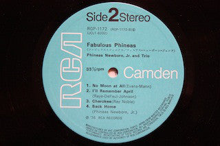 Phineas Newborn Trio : Fabulous Phineas (LP, Album, RE)