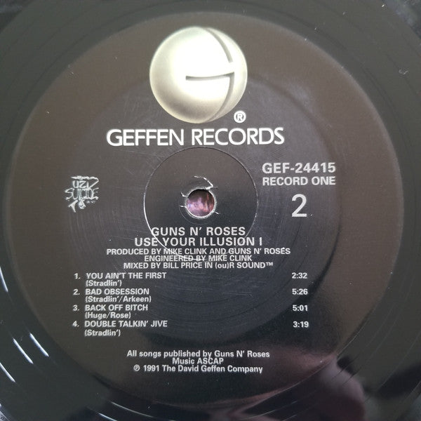 Guns N' Roses : Use Your Illusion I (2xLP, Album, RE)