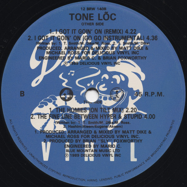 Tone Loc : I Got It Goin' On (12")