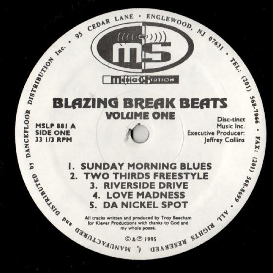 Troy Beecham : Blazing Break Beats Volume One (LP)