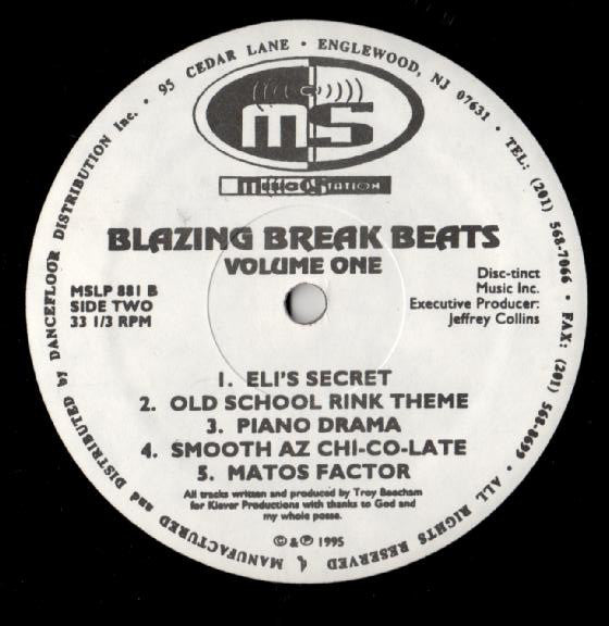Troy Beecham : Blazing Break Beats Volume One (LP)