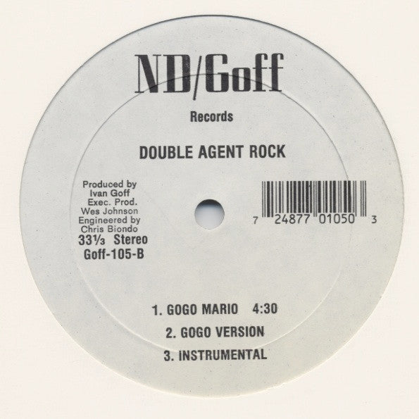 Double Agent Rock : Go Go Mario (12")