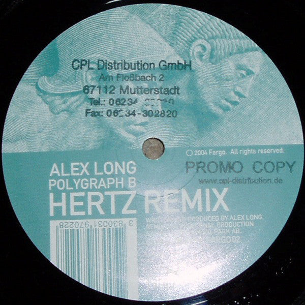 Alex Long / Alenia / Savinto : Polygraph B (12")