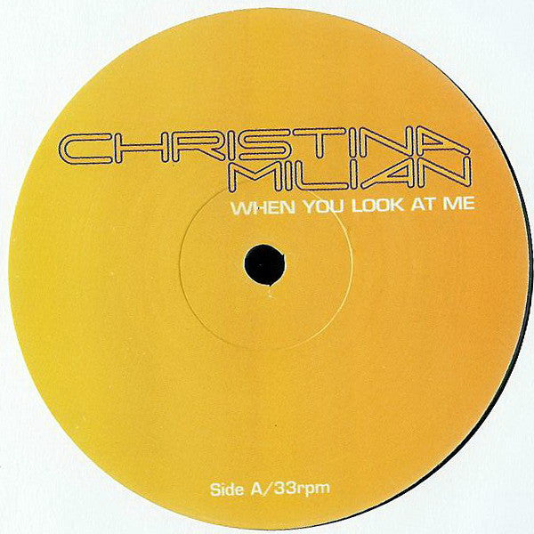 Christina Milian : When You Look At Me (12")