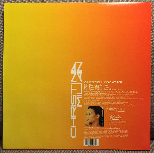 Christina Milian : When You Look At Me (12")