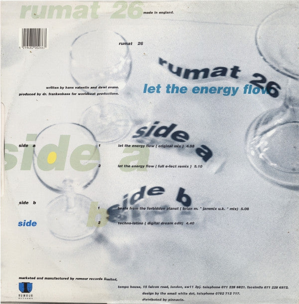 Technomania : Let The Energy Flow (12")