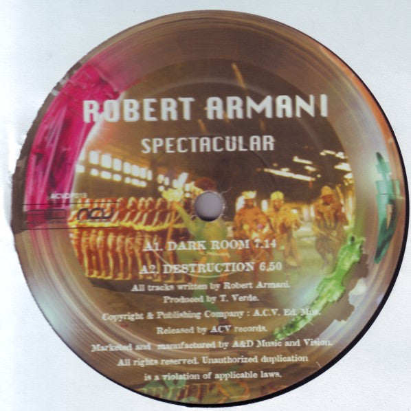 Robert Armani : Spectacular (2x12", Album)