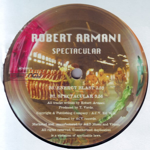 Robert Armani : Spectacular (2x12", Album)