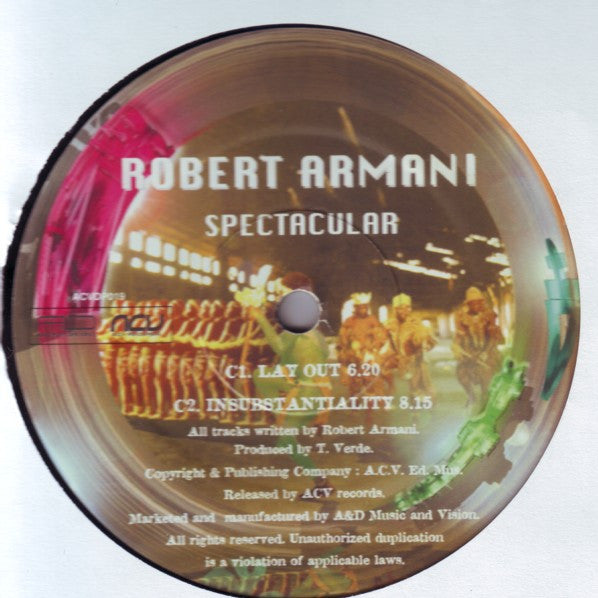 Robert Armani : Spectacular (2x12", Album)