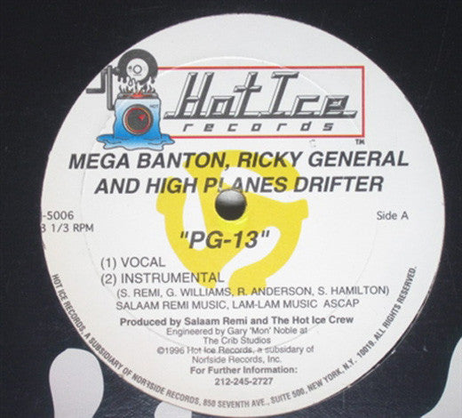Mega Banton / Ricky General & High Planes Drifter (2) : PG-13 / Day & Night (12")