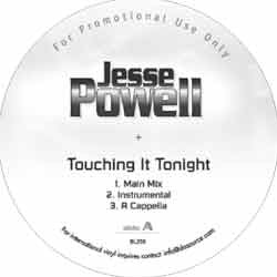 Jesse Powell : Touching It Tonight / I Can't Help It (12", Promo)