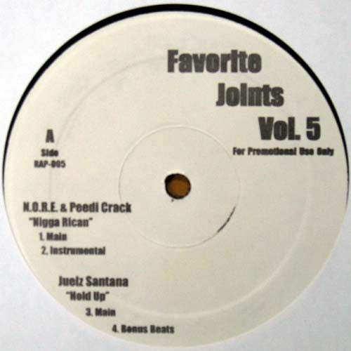 Various : Favourite Joints Vol. 5 (12", Promo)