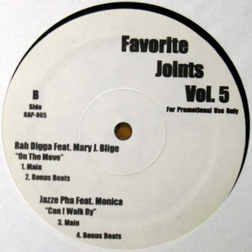Various : Favourite Joints Vol. 5 (12", Promo)
