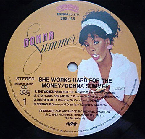 Donna Summer : She Works Hard For The Money (LP, Album)