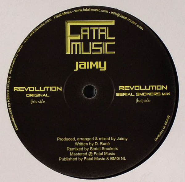 Jaimy : Revolution (12")