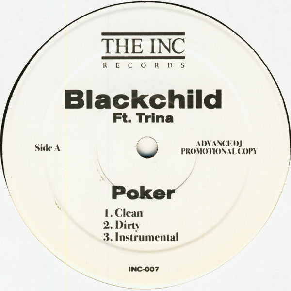 Black Child Ft. Trina / 7 Aurelius Ft. Ja Rule : Poker / Are You Coming With Me (12", Promo)