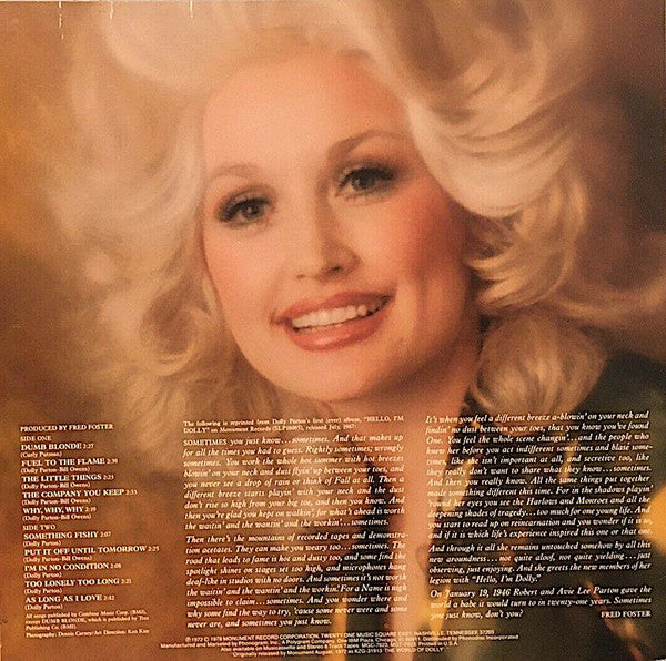 Dolly Parton : In The Beginning (LP, Comp)