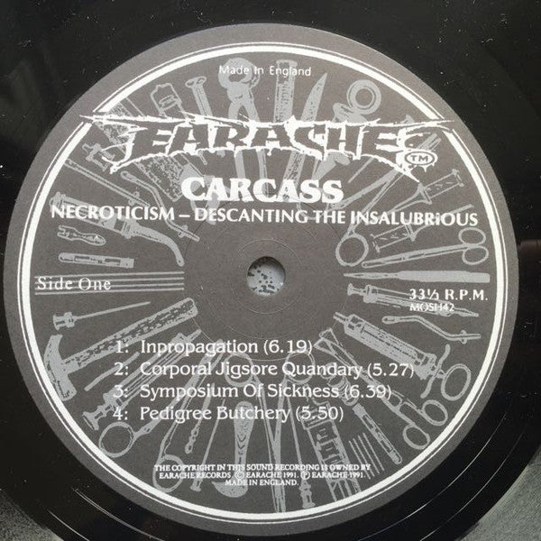 Carcass : Necroticism - Descanting The Insalubrious (LP, Album)