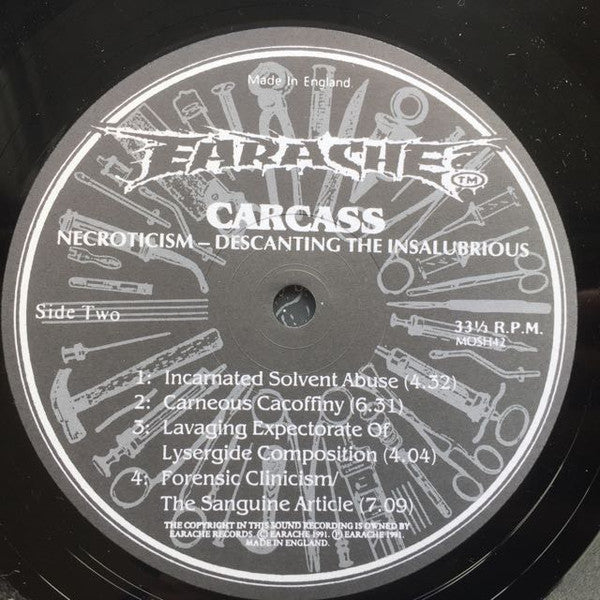 Carcass : Necroticism - Descanting The Insalubrious (LP, Album)