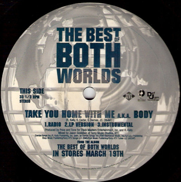 R. Kelly ★ Jay-Z : Take You Home With Me A.K.A. Body / Get This Money (12", Single)