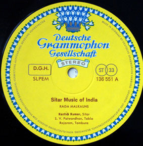 Kartick Kumar : Sitar Music Of India (LP, Album)