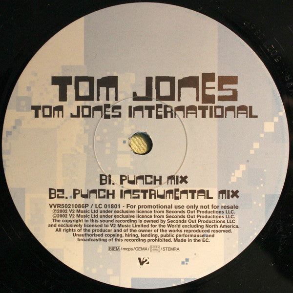 Tom Jones : Tom Jones International (12")