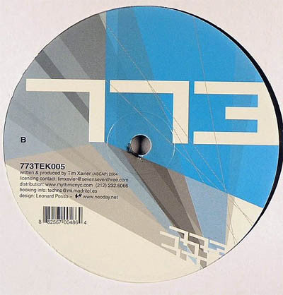 Tim Xavier : An Extension Of Who I Am (12")