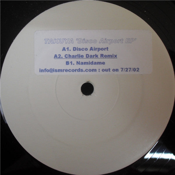 Takuya Nakamura : Disco Airport (12", W/Lbl)
