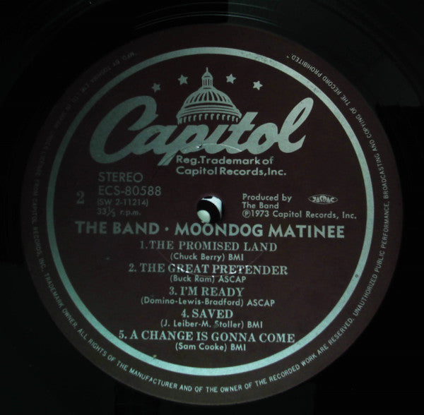 The Band : Moondog Matinee (LP, Album)