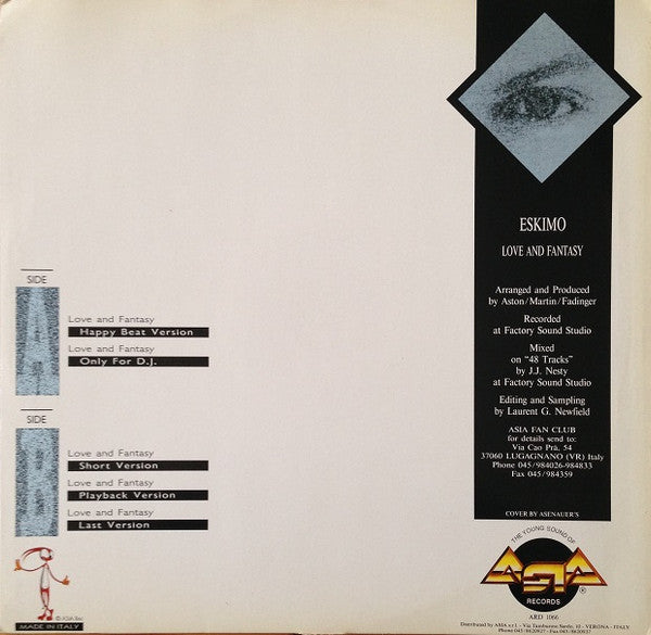 Eskimo (4) : Love And Fantasy (12")