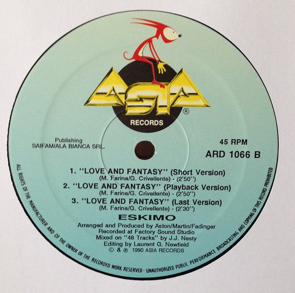 Eskimo (4) : Love And Fantasy (12")