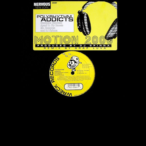 Polyrhythm Addicts : Motion 2000 (12")