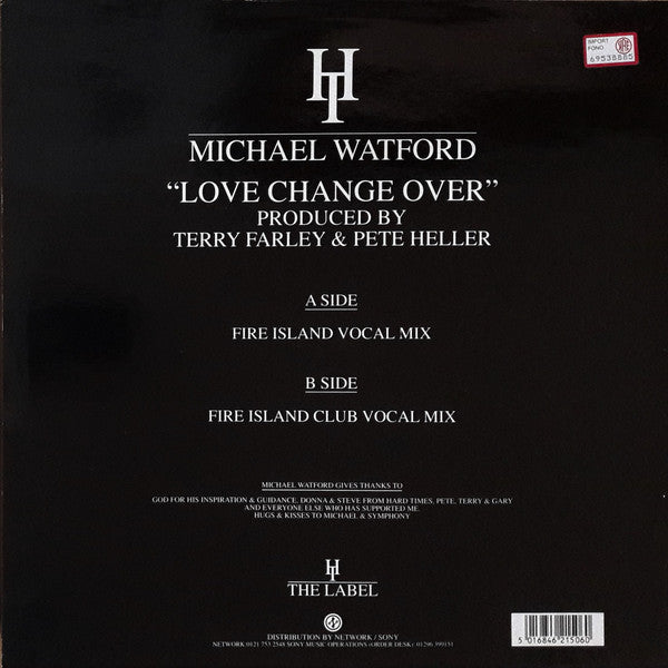 Michael Watford : Love Change Over (12")