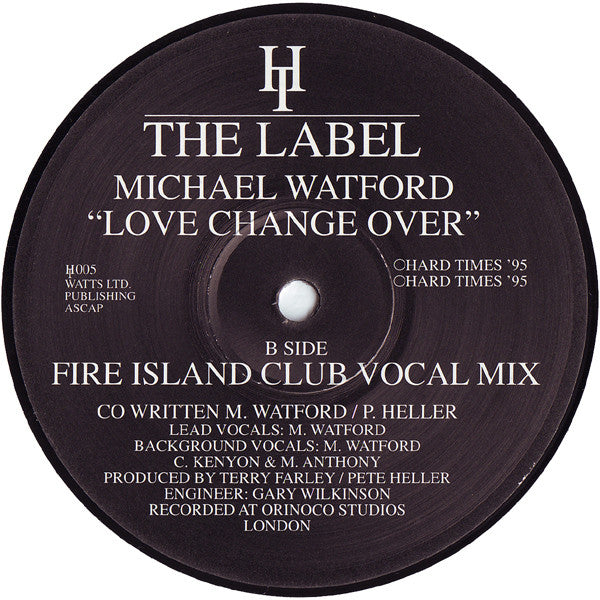 Michael Watford : Love Change Over (12")