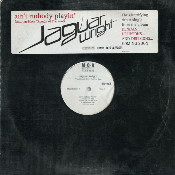 Jaguar Wright : Ain't Nobody Playin' (12", Promo)