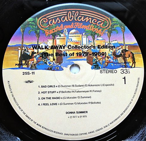 Donna Summer : Walk Away Collector's Edition (The Best Of 1977-1980) (LP, Comp)