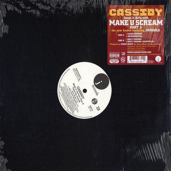 Cassidy (3) Featuring Juvenile (2) : Make U Scream Part 2 (12")